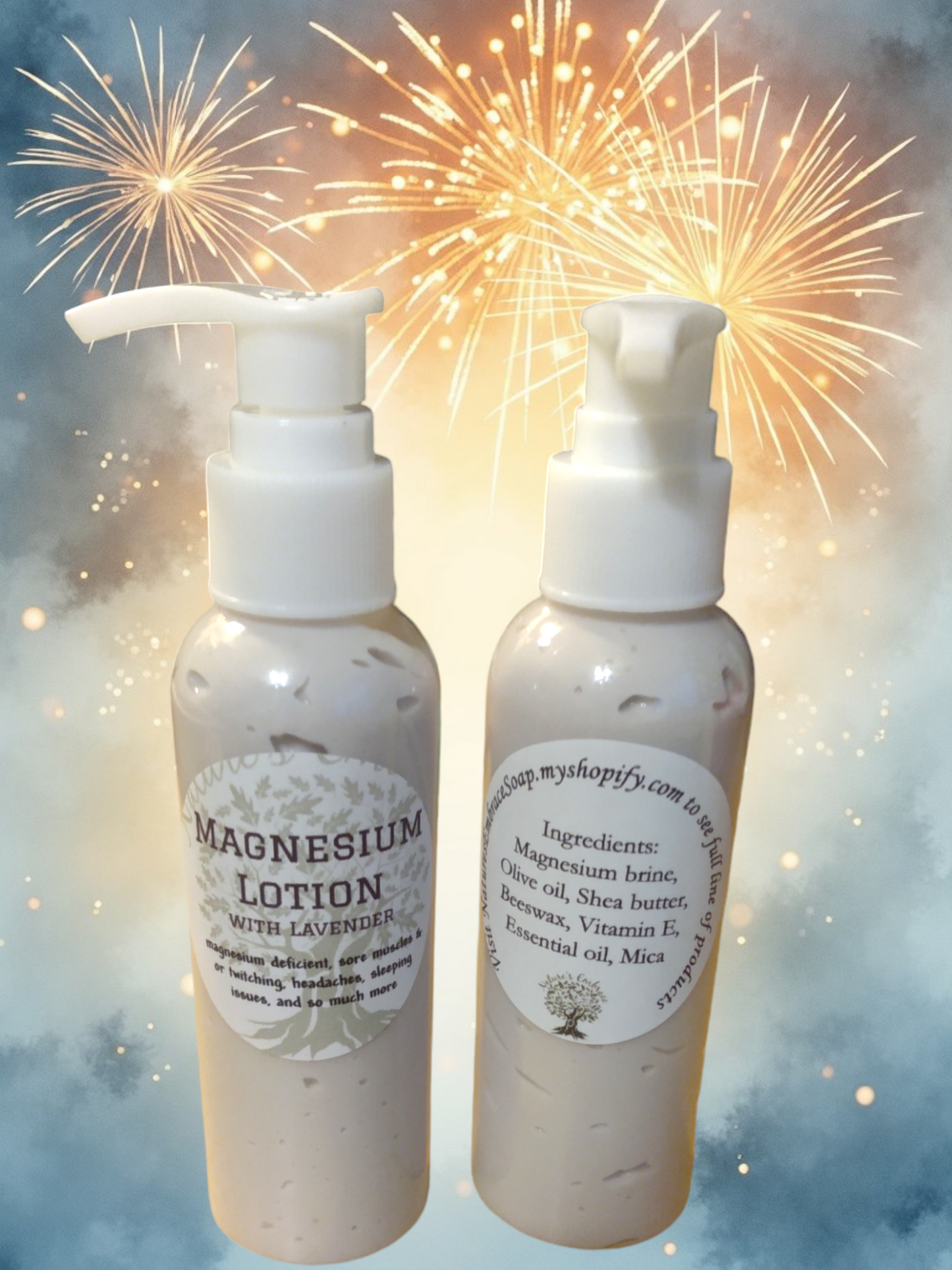 Magnesium lotion with Lavender