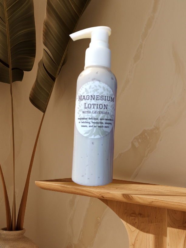 Magnesium lotion with Lavender