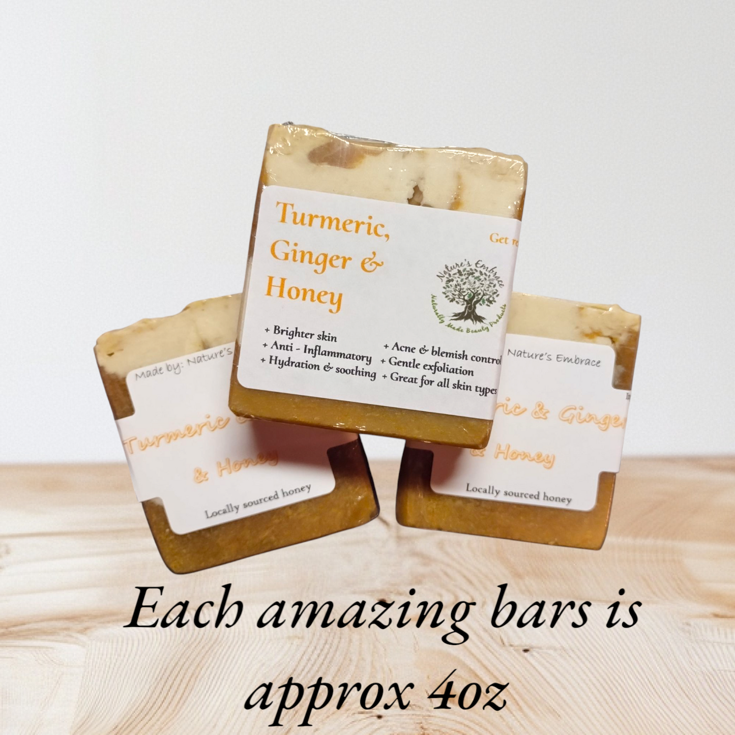 Turmeric, Ginger & Honey Bar Soap