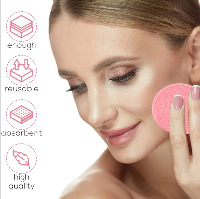 Exfoliating facial sponge