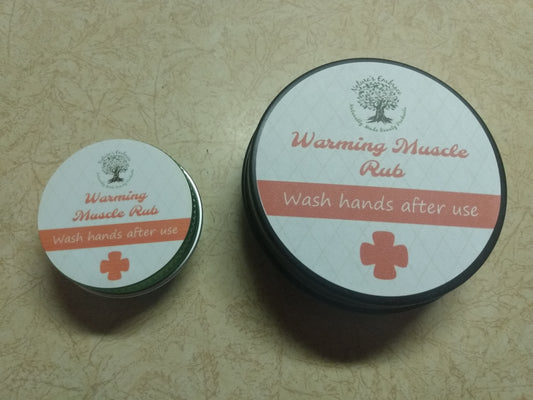 Warming muscle rub