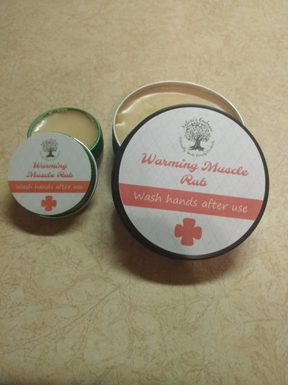 Warming muscle rub
