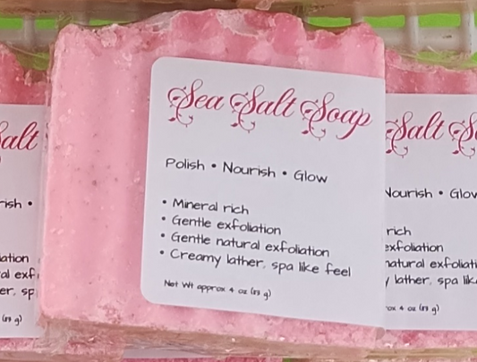 Sea Salt Exfoliating Bar Soap