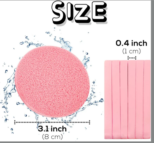 Exfoliating facial sponge