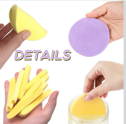 Exfoliating facial sponge